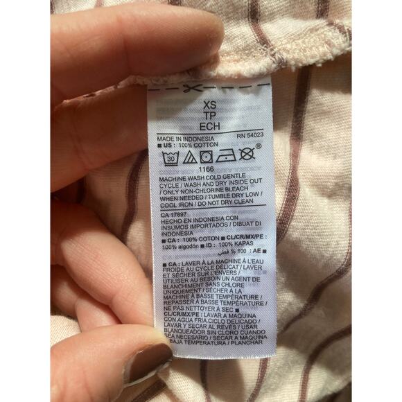 Old Navy Pink Striped Pullover Dress, Size XS - Picture 5 of 5